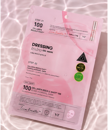 VT Cosmetics Collagen Reedle Shot 100 2-Step Hydrogel Mask, 1 szt.