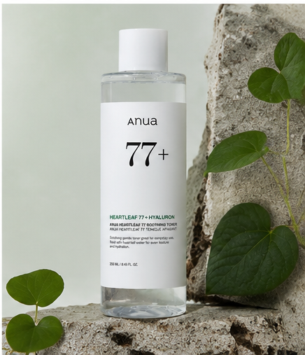 Anua - Heartleaf 77 + Hyaluron Soothing Toner, 250ml
