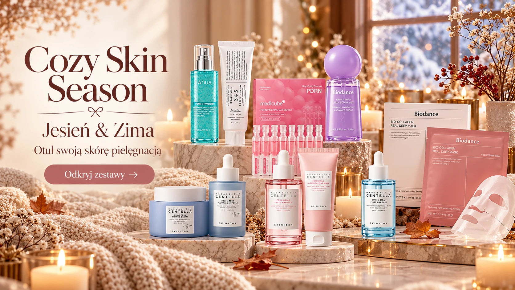 Cozy Skin Season — jesienne i zimowe rytuały