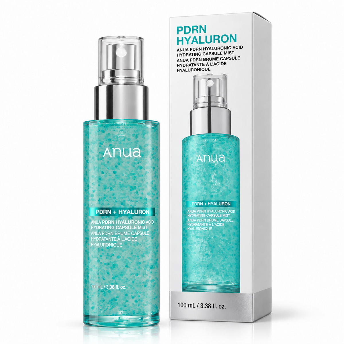 ANUA PDRN Hyaluronic Acid Hydrating Capsule Mist – mgiełka intensywnie nawilżająca do twarzy, 100 ml