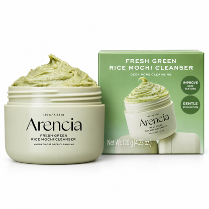 Arencia Fresh Green Rice Mochi Cleanser – pasta oczyszczająca do twarzy, 120 g