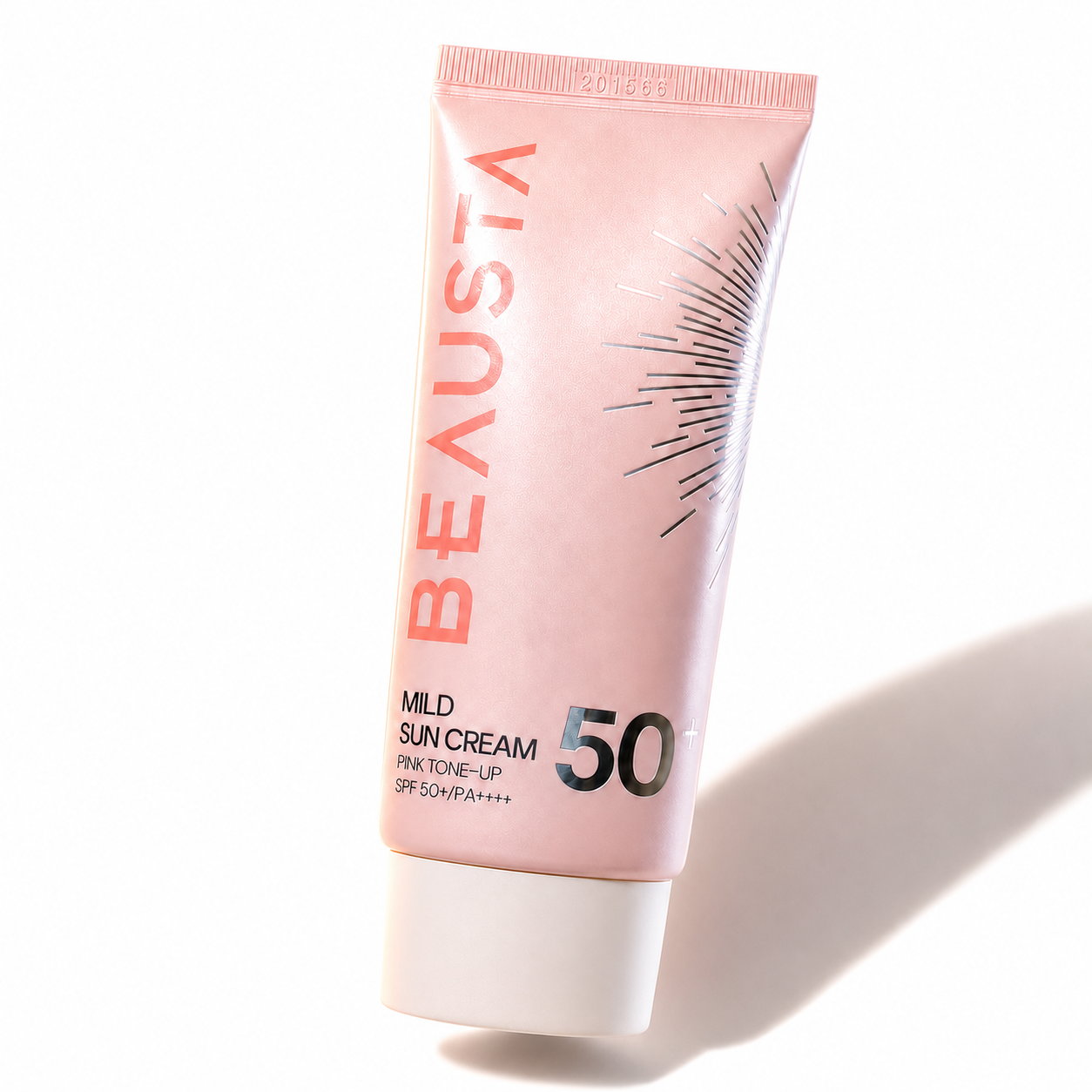 BEAUSTA Mild Sun Cream Pink Tone-Up SPF50+, 50 ml