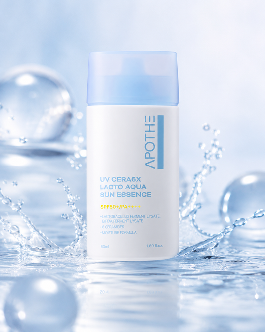 APOTHE UV Cera 6X Lacto Aqua Sun Essence, 50 ml