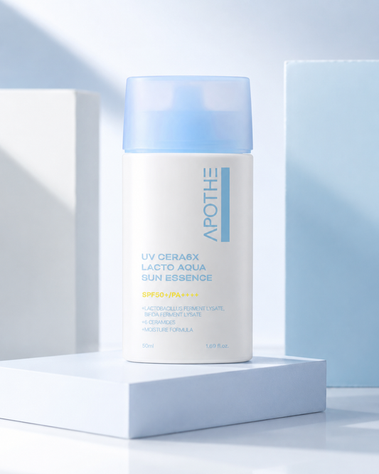 APOTHE UV Cera 6X Lacto Aqua Sun Essence, 50 ml