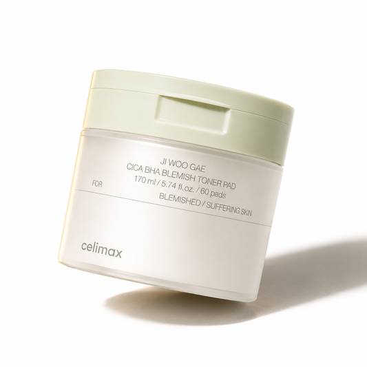 Celimax Ji Woo Gae Cica BHA Blemish Toner Pad, 60 płatków