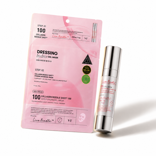 VT Cosmetics Collagen Reedle Shot 100 2-Step Hydrogel Mask, 1 szt.