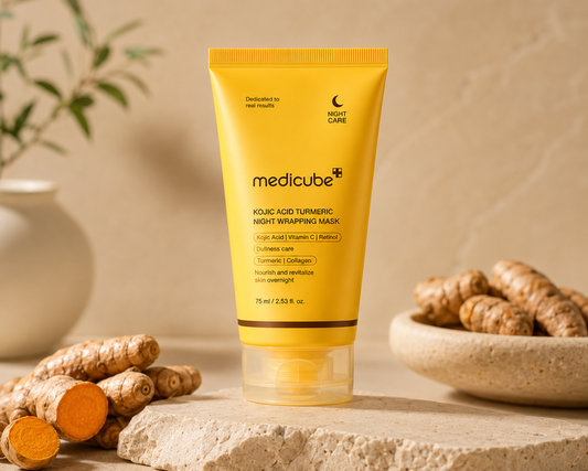 Medicube – Kojic Acid Turmeric Night Wrapping Mask 2.0, 75 ml