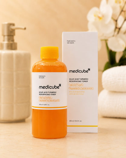 Medicube – Kojic Acid Turmeric Resurfacing Toner, 250 ml