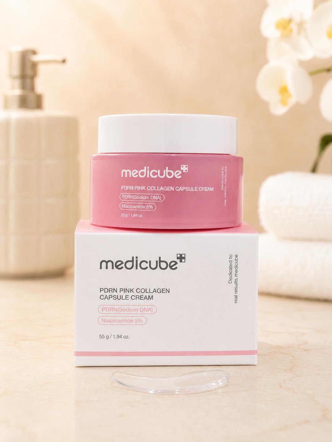 Medicube – PDRN Pink Collagen Capsule Cream, 55 g
