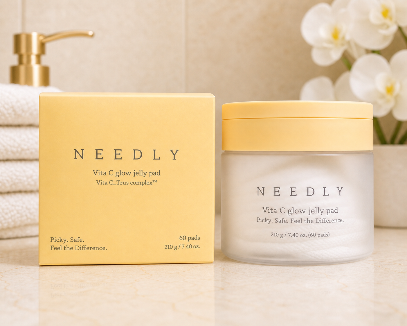 Needly Vita C Glow Jelly Pad 60 płatków, 210 g