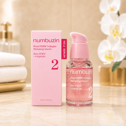 Numbuzin - No.2 Rose PDRN Collagen Plumping Serum, 30 ml