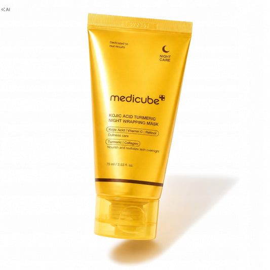 Medicube – Kojic Acid Turmeric Night Wrapping Mask 2.0, 75 ml