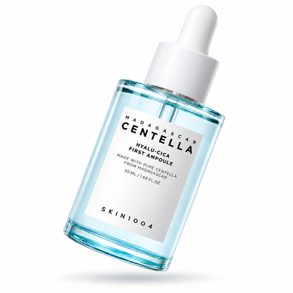 SKIN1004 Hyalu-Cica First Ampoule – ampułka nawilżająca i kojąca do twarzy, 50 ml