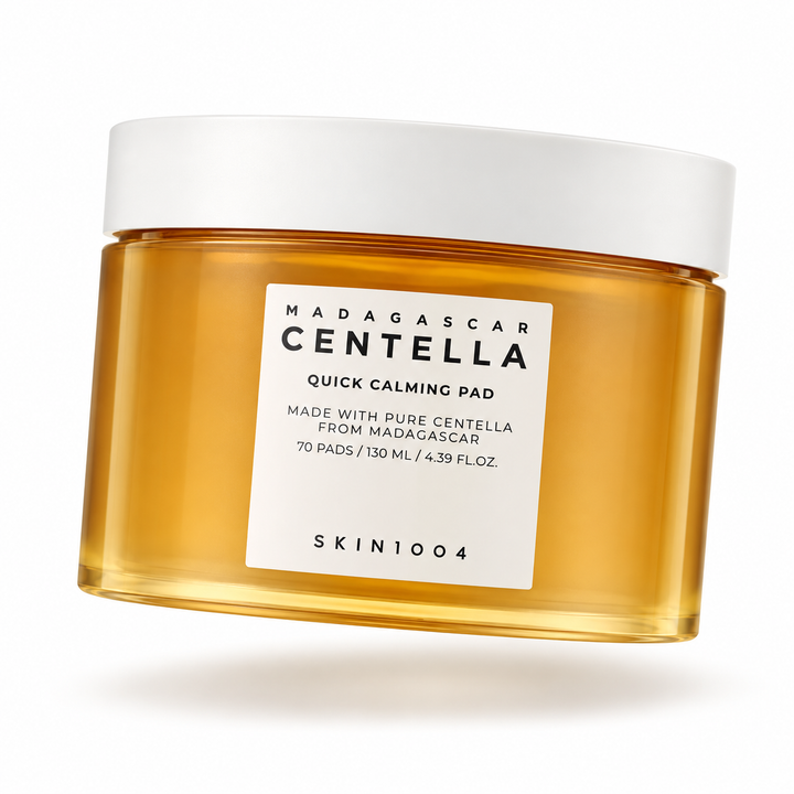 SKIN1004 Madagascar Centella Quick Calming Pad – płatki tonizujące i kojące do twarzy, 70 szt. / 130 ml