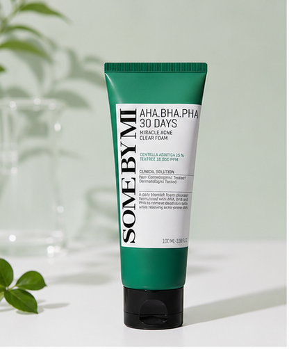 SOME BY MI AHA-BHA-PHA 30 Days Miracle Acne Clear Foam, 100 ml