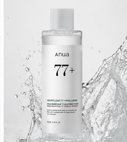 Anua - Heartleaf 77 + Hyaluron Soothing Toner, 250ml