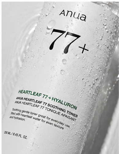 Anua - Heartleaf 77 + Hyaluron Soothing Toner, 250ml