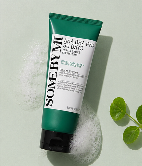 SOME BY MI AHA-BHA-PHA 30 Days Miracle Acne Clear Foam, 100 ml