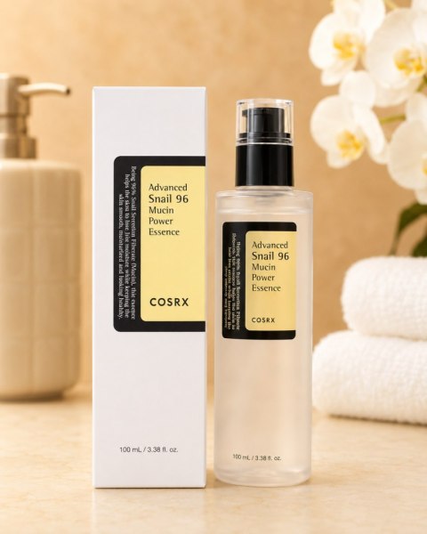 COSRX Advanced Snail 96 Mucin Power Essence - esencja nawilżająca i regenerująca z 96% mucyny ślimaka, 100 ml