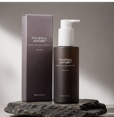 Haruharu Wonder Black Rice Moisture Deep Cleansing Oil - nawilżający olejek do demakijażu i oczyszczania twarzy, 150 ml