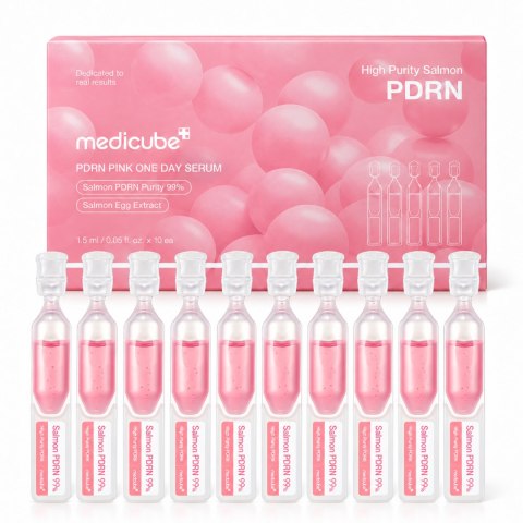 Medicube PDRN Pink One Day Serum - serum w ampułkach, 10 × 1,5 ml