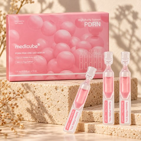 Medicube PDRN Pink One Day Serum - serum w ampułkach, 10 × 1,5 ml