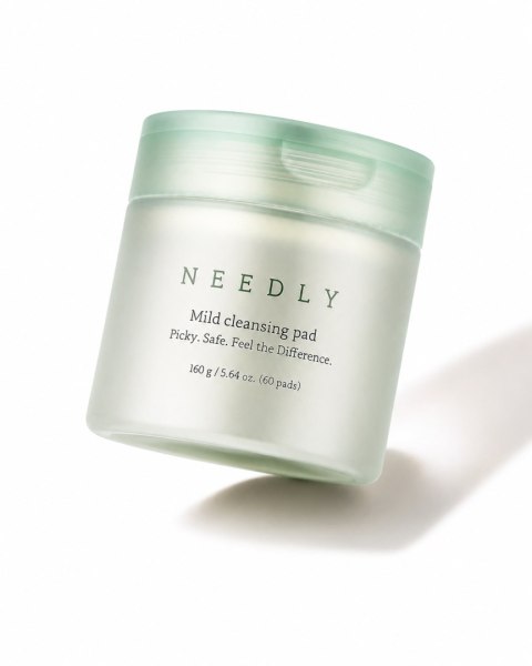 NEEDLY Mild Cleansing Pad - delikatne płatki oczyszczające do twarzy, 60 szt. / 160 g