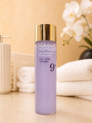 Numbuzin No.9+ NAD+ PDRN Glow Boosting Toner - tonik rozświetlający i nawilżający do twarzy, 150 ml