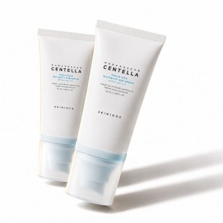 SKIN1004 Madagascar Centella Hyalu-Cica Water-Fit Sun Serum SPF50+ PA++++ Twin Pack - nawilżające serum przeciwsłoneczne do twar