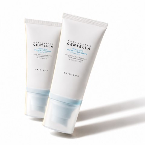 SKIN1004 Madagascar Centella Hyalu-Cica Water-Fit Sun Serum SPF50+ PA++++ Twin Pack - nawilżające serum przeciwsłoneczne do twar