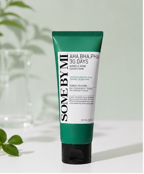 SOME BY MI AHA-BHA-PHA 30 Days Miracle Acne Clear Foam - pianka oczyszczająca do skóry trądzikowej, 100 ml
